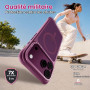 ORNARTO Coque pour iPhone 18 Pro Max (6,9") (Bordeaux) | Compatible avec MagSafe, Haute Protection Anti-Choc Militaire, Design à