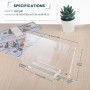 Cadre de billet de dollar en acrylique pour collectionneurs - Double face transparent - Protection photo
