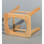 MOGUOBIN Siège vapeur en bois avec quatre pieds, toilettes tridimensionnelles, chaise vapeur V Steam at Hom eattachment H 40cm(p