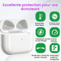 Étui de Chargement sans Fil Compatible avec AirPods 4ème génération (2024), étui de Chargement USB-C avec Bouton de synchronisat