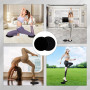 OMCGG Lot de 2 Disques de Glisse Fitness Double Face, Sliders de Musculation Polyvalents pour Entraînement Complet du Corps Acce
