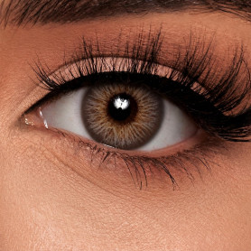 Lentilles Couleur Sans Correction 0.00D – Cosmétiques Annuel – Effet Naturel Réaliste – Yeux Marron Bleu Vert Gris – Étui Inclus
