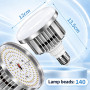Lot de 2 Ampoules LED Studio Photo 135W, Culot E27, Dimmable 0‑100% | Bicolore 3000K‑6500K, CRI 90, Éclairage pour Softbox et Pa