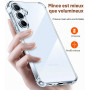 ivoler Coque pour Samsung Galaxy A35 5G, Ultra Transparent Étui de Protection en Silicone Antichoc avec Coins Renforcés, Clair M
