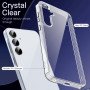 JETech Coque pour Samsung Galaxy A35, Transparent | Anti-Jaunissement, Antichoc, Dos PC Rigide Résistant aux Rayures, Étui Houss