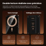 MOCOLL Batterie Externe 5000 mah magnétique PD 20W avec Support | batterie externe magnétique 5000mAh avec support intégré, batt