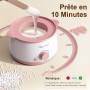 iFanzeTech Chauffe Cire Epilation Appareil Chauffe-cire: Kit Cire Épilation avec 400g Perles de Cire et bol silicone, Chauffe 10