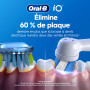 Oral-B Brosse à Dents Electrique iO 2 avec 1 Brossette de Rechange, Rose | 3 Modes de Brossage dont Douceur, Capteur de Pression