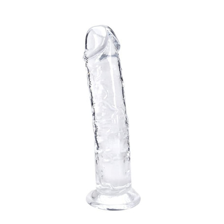 Gode ventouse 20 cm - Matériau sûr pour le corps - Jouet sexuel réaliste pour débutants - Avec ventouse puissante - Pour les mai