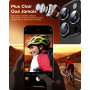 TOCOL Protection Caméra pour iPhone 15 Pro Max, iPhone 15 Pro, Noir | Lot de 2, Résistant aux Rayures, Antichoc, Dureté 9H, Anti