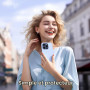 ORNARTO Coque pour iPhone 15 Pro Silicone - Bleu Ciel | en Silicone Liquide, Protection Antichoc Complète, Intérieur Doux en Mic