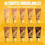 NYX PM Buttermelt Glaze Fond de Teint SPF30 Cashew Butta 30ml | 93% ingrédients soin, Niacinamide beurre karité mangue, Formule 