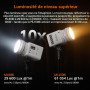Godox ML150Bi Lumière vidéo LED bi-Couleur 2800K-6500K, 11 Modes FX, 61 054 Lux @1m, IRC 96, Prend en Charge Le contrôle Via App