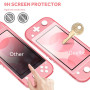 GeeRic Étuis Compatible pour Switch Lite 2019, Protection Housse + Coque Transparente + Protection écran Compatible pour Switch 