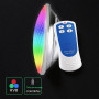 V-TAC Lampe LED Piscine Multicolore RGB 12W - AVEC TÉLÉCOMMANDE - PAR56 - Lampe en Verre Antichoc IP68 pour l'Éclairage des Pisc