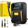 Gonfleur Pneus Voiture, Compresseur à Air Portatif, Gonfleur Pneus 12V, Compresseur Voiture 150 PSI, Pression Pneu Préréglée et