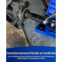 ATPEAM Kit Extracteur de Roulement 24 Pièces, Coffret d’Extracteur de Roulement Universel pour Démontage et Montage des Roulemen