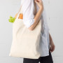 SAKETOS Sac en tissu à peindre non imprimé - pièces 38 x 42 cm - Tote Bag - 5, 10, 25 pièces - Sac en coton avec deux poignées l