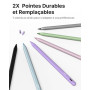 Metapen Stylet A8 Compatible avec Apple iPad 2018-2026,2XCharge Rapide | pencil pour iPad 11 A16/10/9/8/7/6,Pro 3/4/5/6/M4/M5,Ai