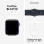 Apple Watch SE 3 (GPS), Boîtier en Aluminium Minuit de 40 mm | Bracelet Sport bleu marine - S/M. Fitness + Sommeil + Suivi de cy