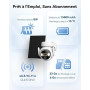 Imou 4K Caméra Surveillance WiFi Exterieure sans Fil Solaire 4G + Carte SIM | AOV 24/7 Enregistrement, WiFi 6(2,4/5GHz),15000mAh