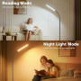 18W Dimmable Lampadaire sur pied , 1800 Lumens LED Lampe sur Pied 2700K à 6500K Températures de Couleur avec Télécommande et Con