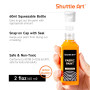 Shuttle Art Peinture Textile 18 Couleurs (60ml) avec Pinceaux Palette | Peintures pour Textiles Non Toxique avec Pochoirs, Peint