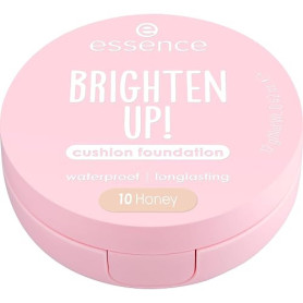 essence BRIGHTEN UP! cushion foundation fond de teint, longue durée, éclaircissant, naturel (12g)