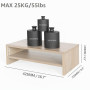 FITUEYES Réhausseur d'Écran en Bois,Support de Moniteur,Support d'Ordinateur Portable,PC,TV,pour Le Bureau et la Maison,42,5x23,