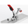 Bessey STC-IHH25 STC-IHH Pince à bascule plaque de base horizontale, argent/Rouge, 35mm