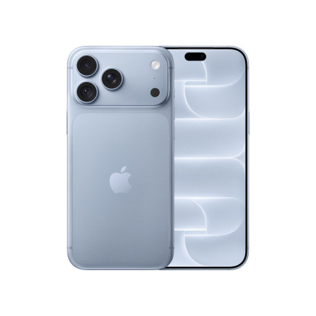 Apple iPhone 18 Pro Max 512 Go - Glacier | Écran Super Retina XDR 6,9 pouces ProMotion, Autonomie d’une journée, Caméra principa