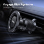 UGREEN Support Téléphone Voiture Magnétique pour MagSafe | Porte Smartphone Voiture Rotatif à 360°avec Crochet Magnétique en Mét