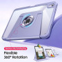 FINTIE Coque Rotative pour iPad Air 11 Pouces M4 M3 M2 & iPad Air 5/4 10.9" | Design Fin, Coque avec Porte-Stylet, Étui Pivotant