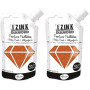 Aladine - Izink Diamond - Peinture Pailletée - Ultra Concentrée en Paillettes - Décoration Tout Support - DIY et Loisirs Créatif