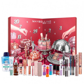 MAYBELLINE NEW YORK - Calendrier de l'Avent 2026 – 24 produits maquillage | Coffret Cadeau 24 Produits de Beauté Grand Format - 