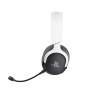 GXTrust Forta Casque sans Fil Licence Officielle PlayStation 5, Noir/Blanc | Faible Latence, 2.4G avec Récepteur USB, Autonomie 