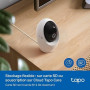 Tapo 4K Camera Interieur WiFi 360° Reconnaissance IA Faciale Intégrée,C260 | Mode confidentialité physique,Zoom 18x,Suivi de mou