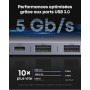 Anker Hub USB C, Concentrateur 7 en 1, Répartiteur HDMI 4K 60 Hz | Power Delivery 100W Max, 3 Ports de Données USB A et Type C 3