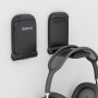doenci Support Casque - [ Petit & Pliable ] Support Casque Audio, 1 Pièce | avec Base Auto-Adhésive pour Mur, Écouteurs Crochet