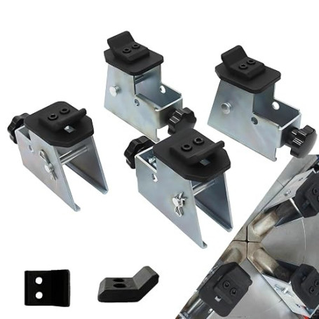 BONJUME Adaptateur De Pneu De Moto 4 Pièces, Adaptateur De Pneu De Moto pour Démonte Pneus De Moins De 49 mm Griffe De Mâchoire