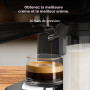 Cecotec Cafetières Express Semi-automatiques Power Espresso Touch ColdBrew Latte. 1350W, 20 Bars, Froid, Tiède ou Chaud, Écran T