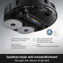 MOVA E50 Ultra Robot aspirateur avec Aspiration de 30 000 Pa 12 N 5L | serpillière extensible, auto-lavage de la serpillière et