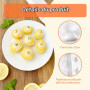 Euablfo Moule Citron en Silicone, Moule Citron Trompe l'oeil Fruit, 3D - En Silicone Rownies, Gâteaux en Mousse, Desserts Cuits 