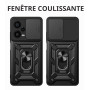 DESSEN Coque pour Xiaomi Redmi Note 12 Pro Plus/Pro+ 5G, Housse en Silicone Souple TPU/PC et Cover Objectif, Étui avec Support M