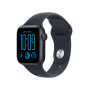 Apple Watch SE 3 (GPS), Boîtier en Aluminium Minuit de 40 mm | Bracelet Sport bleu marine - M/L. Fitness + Sommeil + Suivi de cy