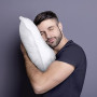 Utopia Bedding Oreillers 60x60cm Lot de 2, Coussins de Lit Blanc | Doux et Confortables, Garnissage Moelleux, Housse Respirante,