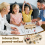 AOOTE Planche à Vis en Bois avec Visseuse, Tableau d'activités Montessori en Bois avec Outils de Tournevis, Planche à Vis en Boi