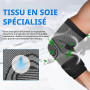 ACWOO Coudière Tendinite pour Homme et Femme, lot de 2 coudières avec sangle et effet de compression pour tendinite, Soulage la 