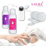 LALILL Dissolvant pour vernis à ongles à l'acétone 500 ml - Acétone pure ongle semi permanent, hybrides, gel UV, capsules et col