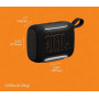 JBL Go 5, Enceinte Bluetooth Ultra‑Portable, Étanche, Noir | Puissant JBL Pro Sound, AirTouch Pairing, Auracast, Éclairage Ambie